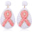 Pink Breast Cancer Earrings - Dallaswholesalers.net