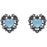 Heart Stud Earrings - Dallaswholesalers.net