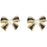 Bow Rhinestone Stud Earrings - Dallaswholesalers.net