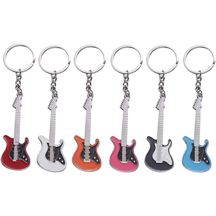 Guitar Keychains Wholesale Bulk Lot 12 Pieces - Dallaswholesalers.net
