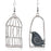 Bird with A Cage Earrings - Dallaswholesalers.net