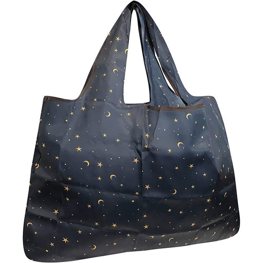 Moon and Stars XL Reusable Shopping Tote Bag - Dallaswholesalers.net