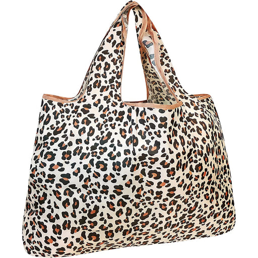 Leopard XL Reusable Shopping Tote Bag - Dallaswholesalers.net