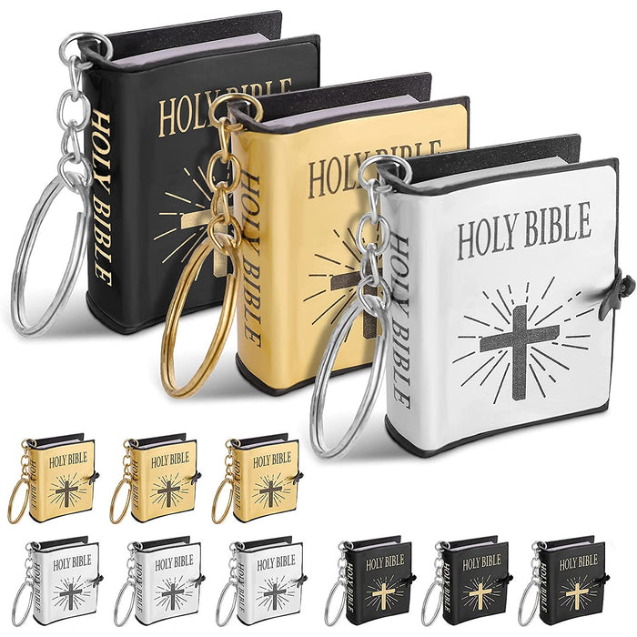 Bible Book Keychains Wholesale Bulk Lot 12 Pieces - Dallaswholesalers.net