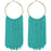 Tassel Hoop Earrings - Dallaswholesalers.net