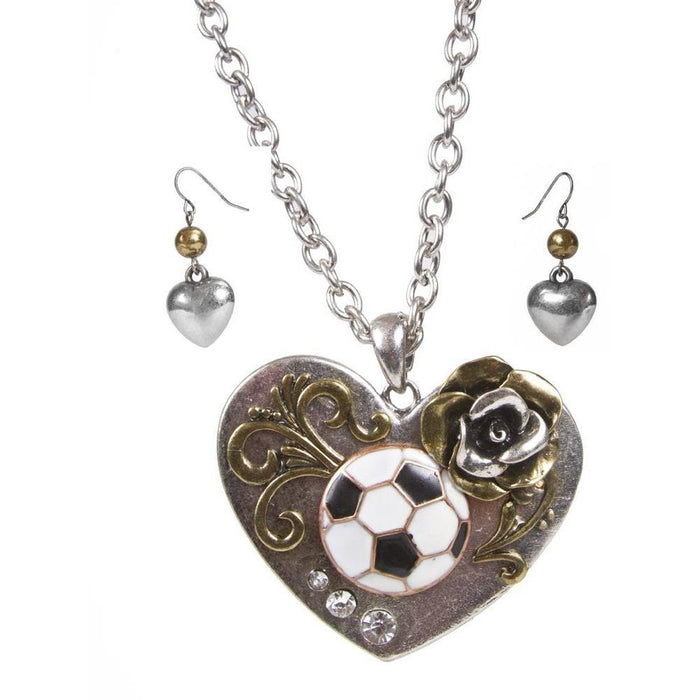 Soccer Necklace Gift Set - Dallas Wholesalers