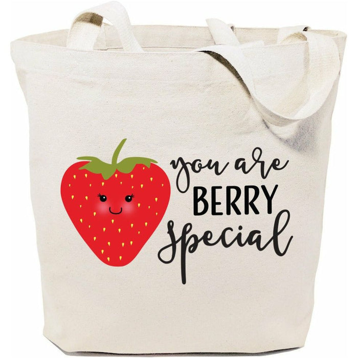You Are Berry ... Canvas Tote Bags Printed - Dallaswholesalers.net